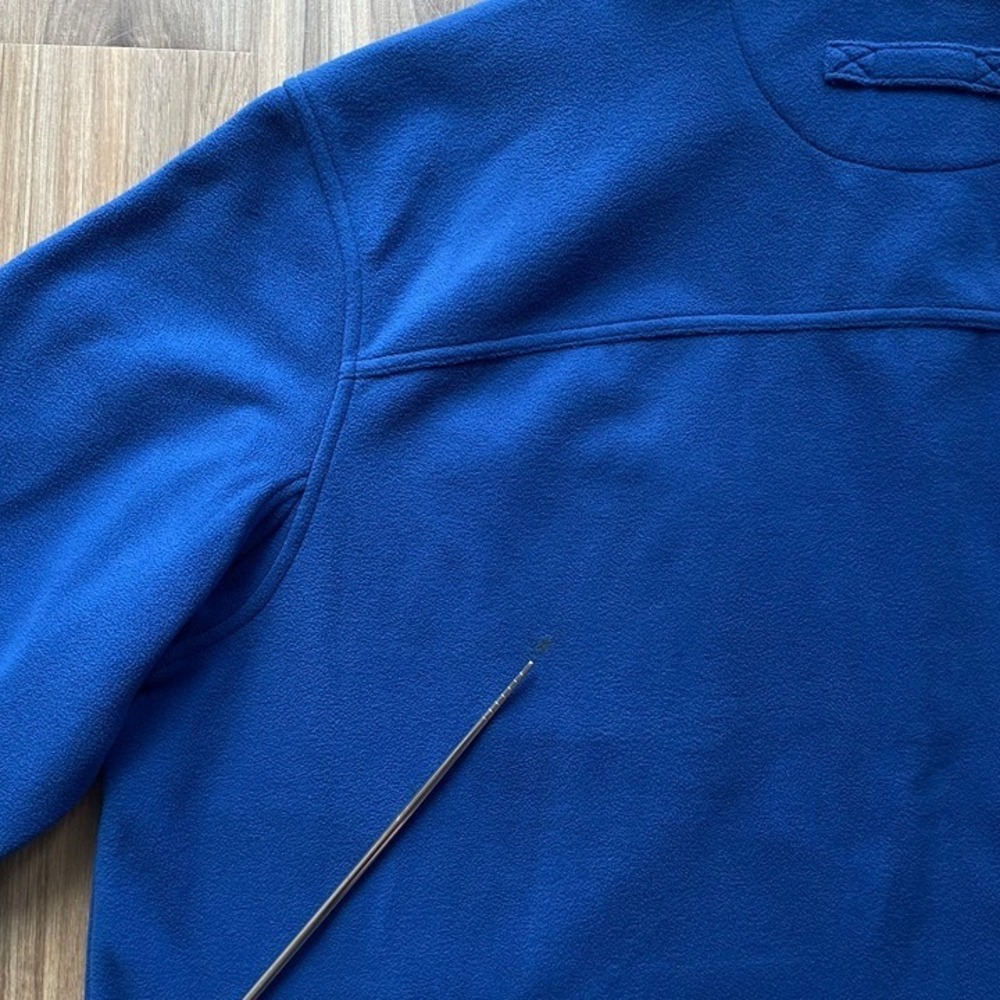 Duluth Trading Jacket Mens 4XL Big and Tall Fleece Full Zip Workwear Royal Blue - Picture 5 of 14
